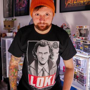 Футболка Loki Square черная