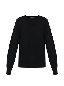 Джемпер с круглым вырезом и длинными рукавами Nina Officine Generale, черный