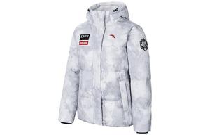 Variety Training Collection Пуховик женский белый/полный принт Anta