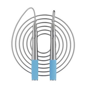 Скакалка PU+Steel Wire, алюминиевый сплав, силикон, унисекс ANTA, синий