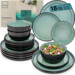 Столовый сервиз Sänger, 33x34x46,5 см, зеленый