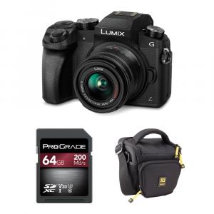 Беззеркальная камера Panasonic Lumix G7 Mirrorless Camera with 14-42mm Lens and