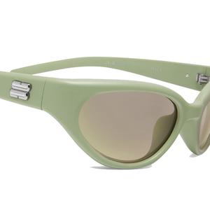 Титан Пластик Неправильная Форма Солнцезащитные Очки Унисекс Зеленый GENTLE MONSTER