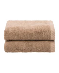 Набор из двух полотенец для рук ediree из турецкого хлопка Linum Home, Cocoa