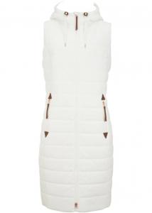Длинный стеганый жилет John Baner Jeanswear, белый