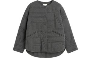 TOTEME Куртка SS24 женская вересково-серый, Heather Gray