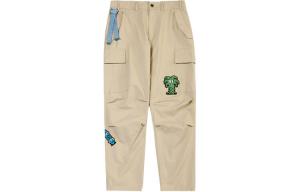 Li Ning Повседневные брюки унисекс с подкладкой, Хаки