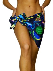 Шарф King Kameha Flamingo Melon, темно-синий