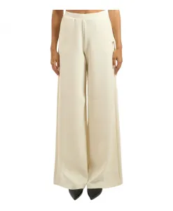 Бежевые широкие брюки-дайвинг Guess, бежевый