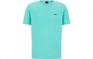 Футболка мужская сине-зеленая SS23 HUGO BOSS