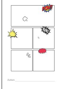 Cómic vacío dibujable 100%: 150 plantillas tamaño A4 con divisiones variadas de 90 gr. Sin bocadillos (Spanish Edition) (Independently published)