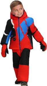 Лыжная куртка Obermeyer Boys Orb, утепленная и водонепроницаемая, с системой Kids I-Grow, Red