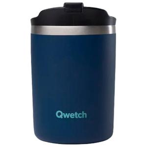 Кружка дорожная 470 мл матовая темно-синяя Qwetch