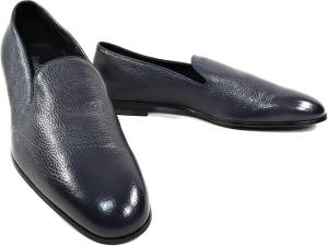 Мужские лоферы Baldinini из оленьей кожи, темно-синие, удобные туфли без шнурков