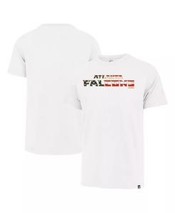 47 Мужская белая футболка с надписью «Atlanta Falcons Flag Script Franklin» '47 Brand