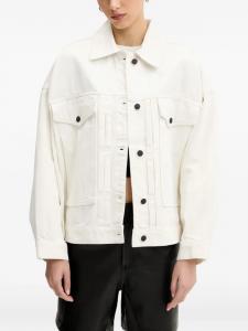 Джинсовая куртка HUGO с накладными карманами, белый