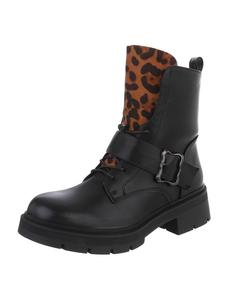 Ital-Design Туфли на высоком каблуке черного и бежевого цвета