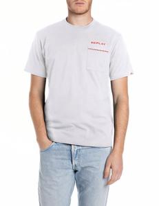 Футболка из хлопкового трикотажа с принтом