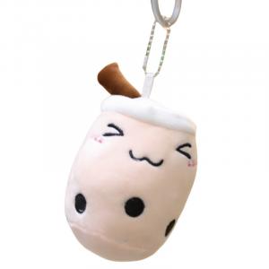 Креативная милая универсальная подвеска плюшевая кукла для чашки молочного чая высотой 12см Mise, розовый