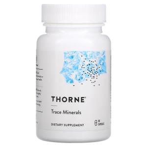 Добавка Thorne Trace Minerals без глютена, 90 капсул