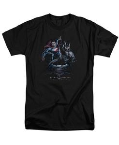 Мужская футболка с коротким рукавом Team Up для взрослых Batman V Superman, Black