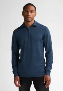 Джемпер лексингтон с половинной молнией Petrol Industries, Dark Denim