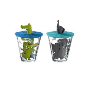 Детская кружка Leonardo, 0,215 л, серый/зеленый