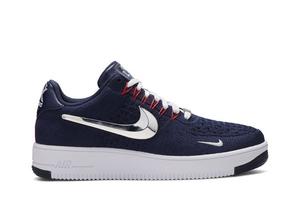 Кроссовки Nike Patriots x Air Force 1 Low Ultra Flyknit, синий