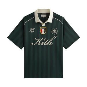 Топ Kith Shadow Stripe Marcel Soccer Top Stadium, зеленый