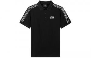 EMPORIO ARMANI Футболка-поло EA7 SS22 мужская black