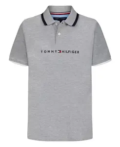 Детская поло Tomas для малышей и мальчиков Tommy Hilfiger, серый