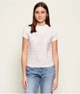 Полуводолазка slim fit Guess Jeans, розовый