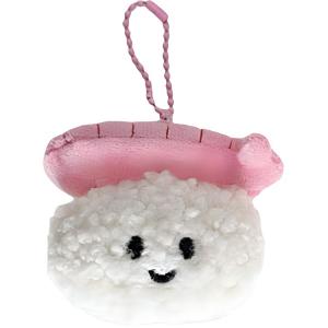 Милый плюшевый кулон в виде суши-колобка с креветкой, высота 7см ROUERXIONG, A Sweet Shrimp Sushi Rice Ball