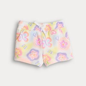 Шорты для девочки из френч-терри Jumping Beans, Multi Airbrush Floral