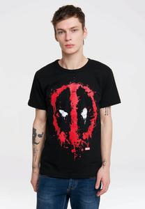 Футболка с принтом MARVEL DEADPOOL FACE LOGOSHIRT, цвет schwarz