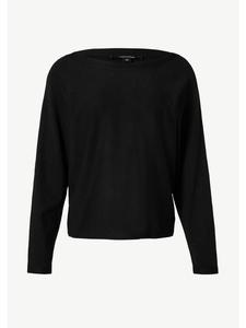 Вязаный свитер в цвете 9999_черный comma