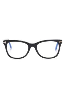 TOM FORD Eyewear очки FT5986B в овальной оправе, черный