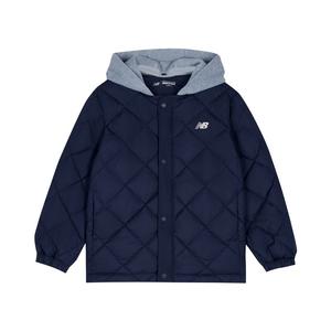 Пуховик FW25 детский New Balance, синий