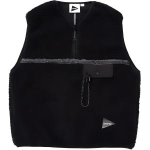 Gramicci Жилет And Wander FW24 Унисекс, Black