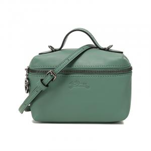 Le Pliage Xtra Кожаная Сумка Мини Женская Шалфейно-Зеленая LONGCHAMP