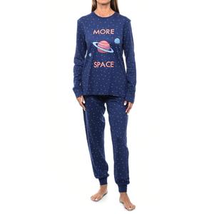 Klp1 зимняя пижама с длинными рукавами Kisses And Love, синий