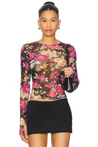 Топ Kaylee Afrm, dusted floral