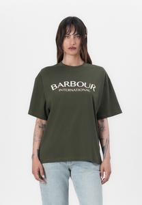 Футболка с принтом CALI Barbour International, оливковый