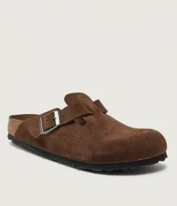 Сандалии-Мюли Boston BS narrow fit Birkenstock, коричневый