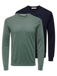 Only & Sons Свитер 'Wyler' в цвете Fir, Black