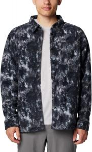 Columbia мужская куртка-рубашка Steens Mountain Printed Shirt Jacket II, Black Timberwild