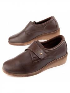 Purapiel Мокасины на танкетке Anila2 коричневого цвета