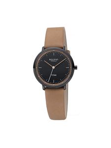 Светло-коричневые аналоговые наручные часы, маленькие (примерно 30 мм), титановые часы Regent