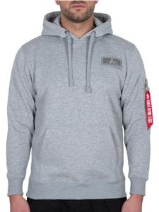 Толстовка ALPHA INDUSTRIES Red Stripe, Grey