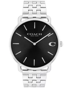 Мужские часы Elliot с серебристым браслетом из нержавеющей стали, 43mm Coach